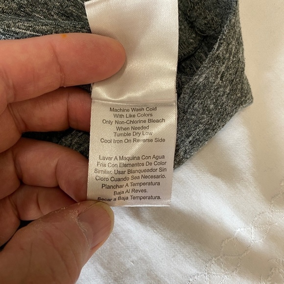 Bruno Milano Men's Gray/Black Streaked Short Sleeve Basic Casual T-shirt Size XL - Picture 6 of 11